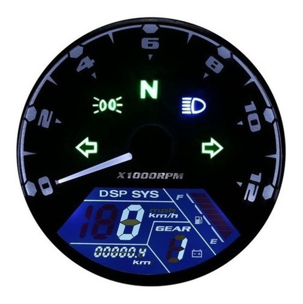 Velocimetro Digital Universal Moto Cafe Racer 12000rpm 0 Velocimetro Digital Universal Moto Cafe Racer 12000rpm 0