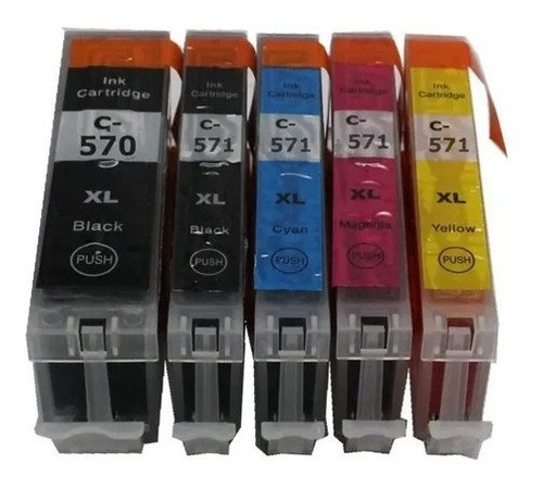 5 Cartuchos  Mg5750 Compatibles. Colores A Elección 0