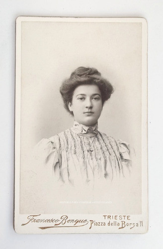 Fotografia  Visit Portrait Francesco Benque Trieste 1900 0