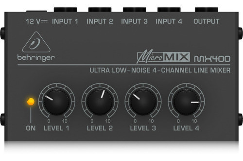 Mezcladora Behringer Mx400 Mixer De 4 Canales Palermo 0