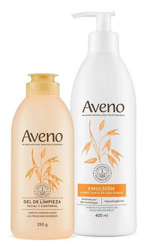 Aveno Kit Básico Facial Y Corporal Con Emlulsión 0