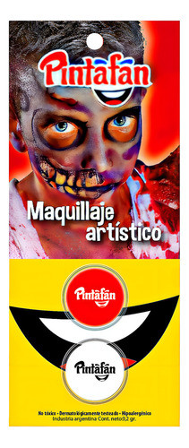 Maquillaje Blanco Y Rojo (millonario) Pack X1 (2u) 0