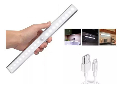 Luz Led Nocturna Inalámbrica Con Sensor De Movimiento 0