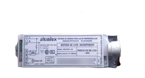 Balasto Autónomo De Emergencia Atomlux Modelo 1606-panel-led 0