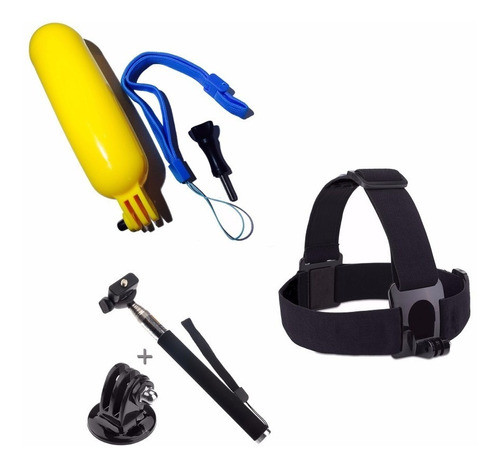 Suporte Cabeça Helmet Bastão Flutuante Pau Self Gopro Go Pro 0