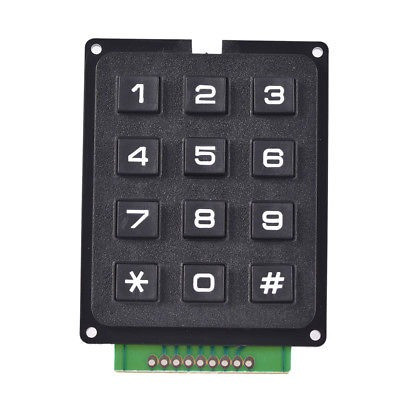 1pcs 4 X 3 Matriz Array 12 Llaves 4 * 3 Interruptor Del Tecl 0