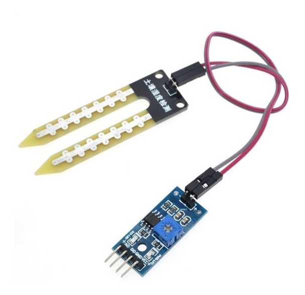Modulo Sensor De Humedad De Suelo Tierra Higrometro Arduino 0