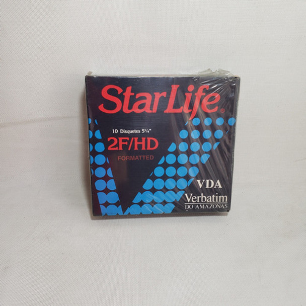Micro Antigo 10 Disquetes 5 1/4hd Star Life Lacrado 0