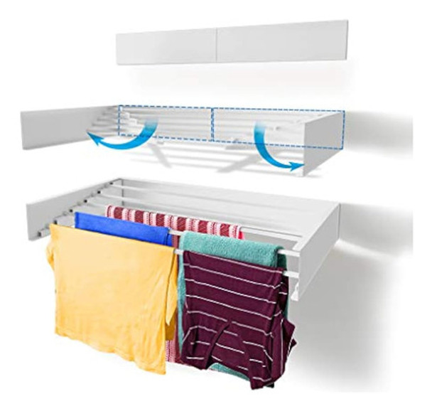 Rejilla Para Secado De Ropa Step Up, Montada En La Pared, Re 0