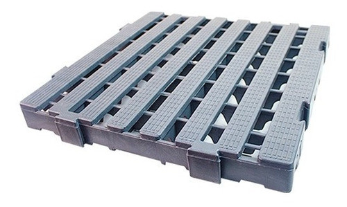 15 Palete/pallets/pisos E Estrados Plastico 40x40x4,5 Cinza 0