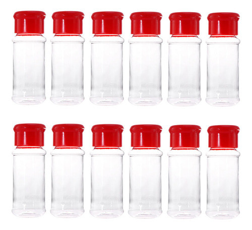 Garrafas De Tempero Red Spice Pot, 24 Unidades Para Churrasc 0