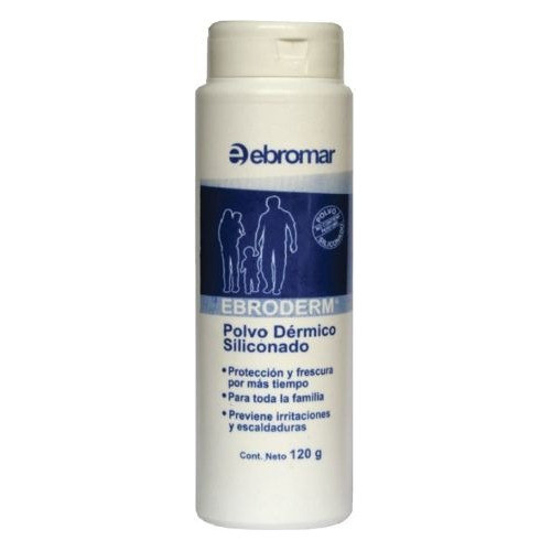 Talco Siliconado Ebroderm 120gr 0