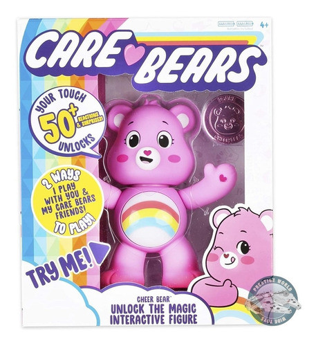 Care Bears Ositos Cariñosos Cheer Bear Interactivo Con Luz 0