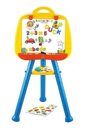 Pizarra Regulable En Altura Con Soporte Para Niños 0