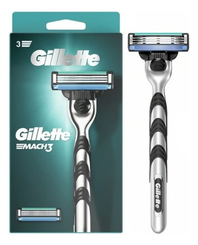 Gillette Maquina Mach 3 Con Su Respuesto 0
