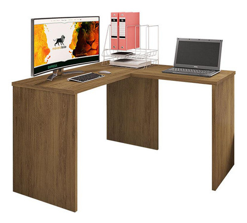 Mesa Para Computador Gávea Com Extensora Freijó - Móveis 0