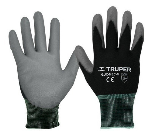 Guante De Tejido Poliuretano Truper Guk/mec/l 0