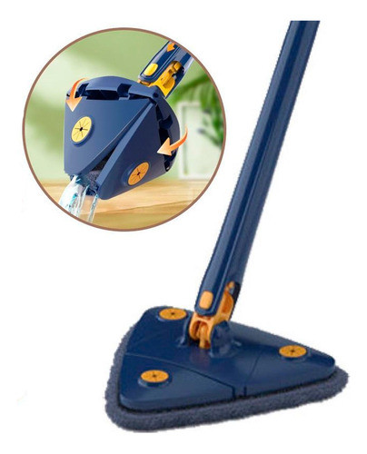 Mop Triangular 360 Limpeza Eficiente Em Todas Direções 0