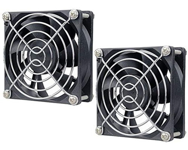 Gdstime 2 Pack 80 Mm X 80 Mm X 25 Mm 12v Dc Ventilador De Re 0