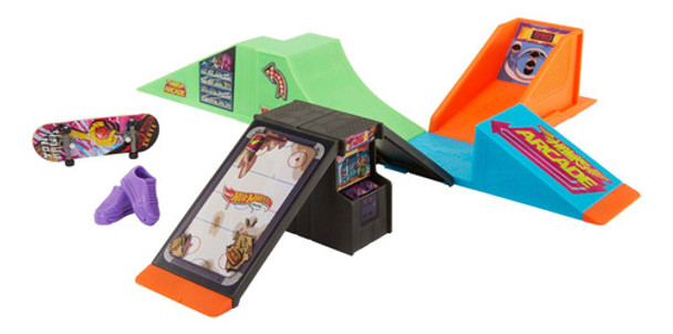 Hot Wheels - Parque De Skate Arcade Skatepark - Hgt91 0