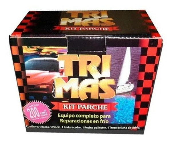Kit De Reparacion Resina Con Lana De Vidrio 500cc Trimas 0