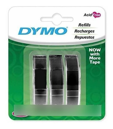 Dymo 3d Etiquetas De Estampado De Plastico Para Rotuladores, 0