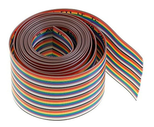 Eowpower 22 Yard 40pin 40 Manera Rainbow Color De Cable De C 0