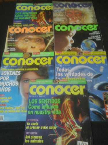 Lote De Revistas Conocer - 7 Ejs 0