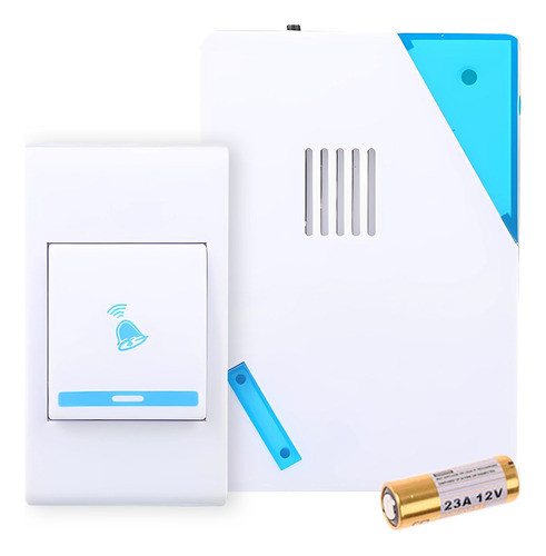 Timbre De Puerta Inalambrico Con Control Remoto 0