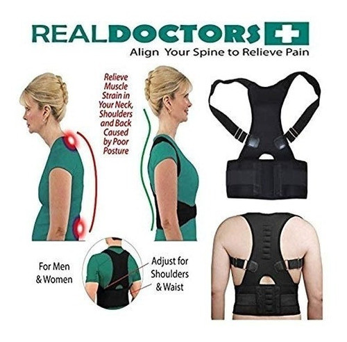Espaldar Corrector  Dorsal Regulable Talle Único Oferta ¡¡ 0