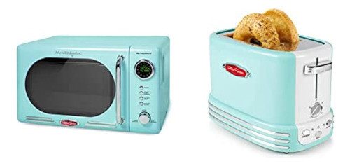 Nostalgia Horno Microondas Retro Compacto Para 0