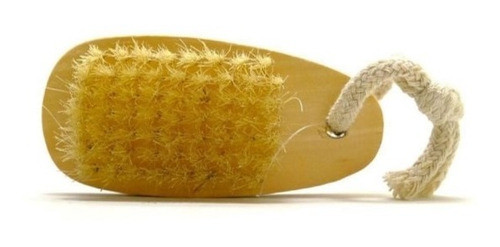 Cepillo Higiene De Uñas Manicura Ovalado Cerdas Naturales 0