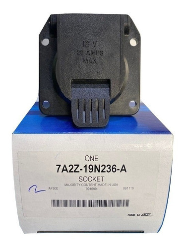 Toma Enchufe Con Tapa Adicional 12v Ford Original 0