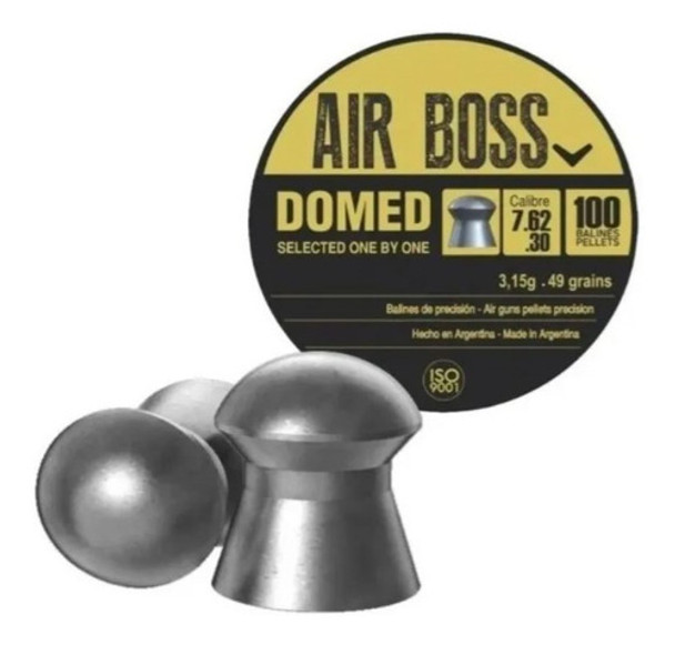 Chumbos Apolo Air Boss 7.62 Mm 100 Unidades 49 Grains Kirkor 0
