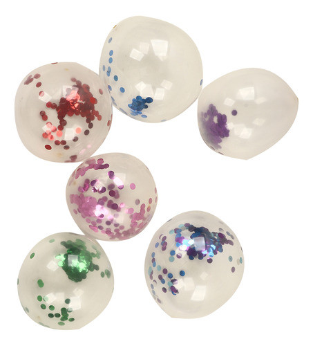 Conjunto De Balões, 60 Peças De Lantejoulas Transparentes, R 0