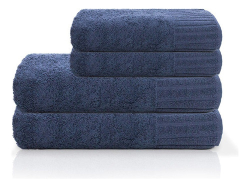 Toalha Para Rosto Velour Azul 45x80cm (unidade)-neo Clássico 0