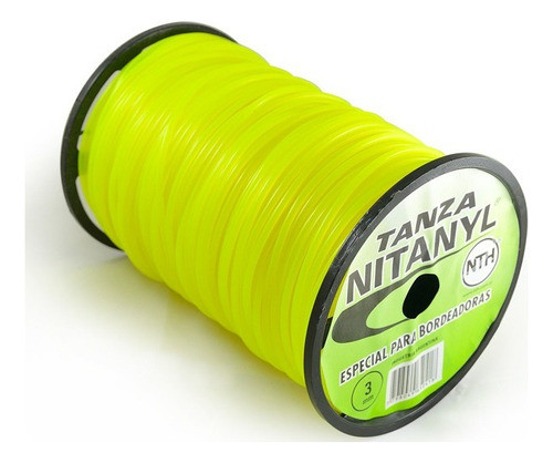Tanza Bordeadora Redonda 2.0mm Amarilla Nitanyl Bobina 270mt 0