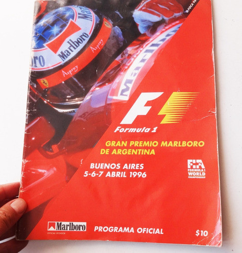 Formula Uno Catalogo Programa F1 1996 Autodromo Buenos Aires 0