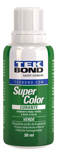 Corante Liquido Para Tinta Verde 50ml. 0