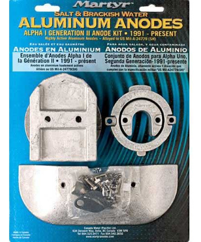 Kit Anodo Alpha 1 Alum. 0