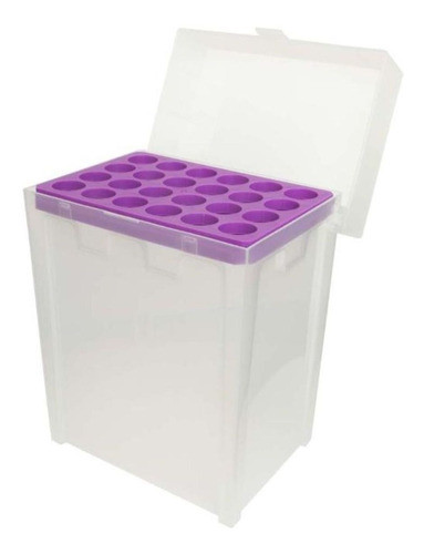 100 Ponteiras 1000-10.000ul Epp + Rack P/ 24 Ponteiras 10ml 0