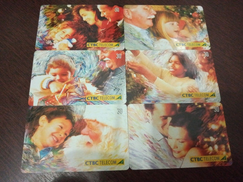 Cartões Telefonicos Série Natal 2001 Ctbc 0