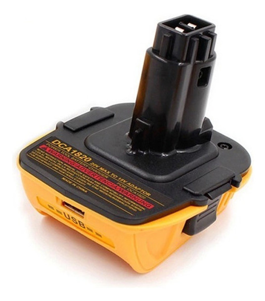 Adaptador Bateria 18 20v Dewalt Milwaukee Dca1820 Power Bank 0