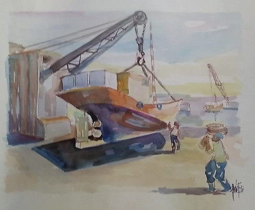Obra Original De Artista Plástico Mario Bártoli 0