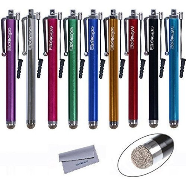 9 Pack Stylus Paquete De 45 Colorful Styli Universal Con Lan 0