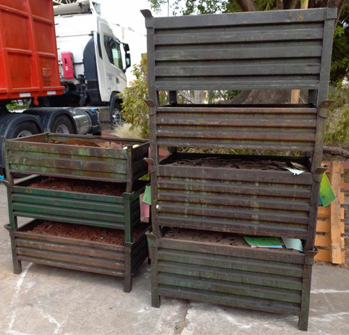 Cajón Metálico Capacho Contenedor 1x0.5x0.25 Envíos Al País 0