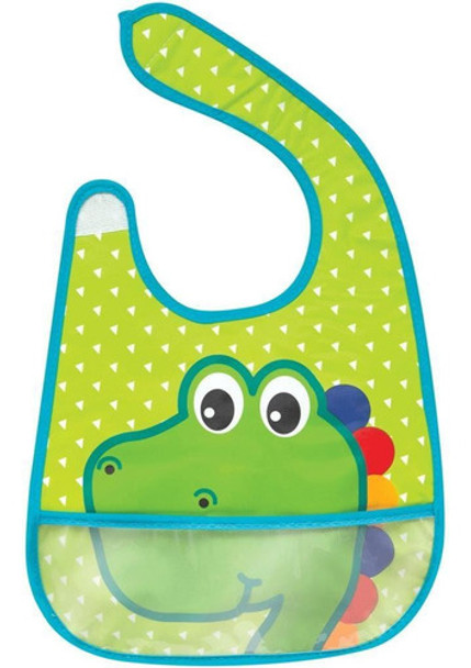 Babador Com Bolso  (3m+) Dino - Buba 0
