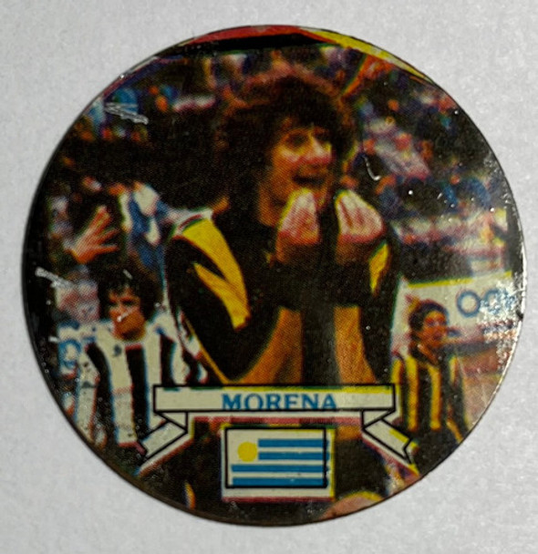 Chapita De Fernando Morena - Peñarol - 1980 - Fútbol Uruguay 0 Chapita De Fernando Morena - Peñarol - 1980 - Fútbol Uruguay 0
