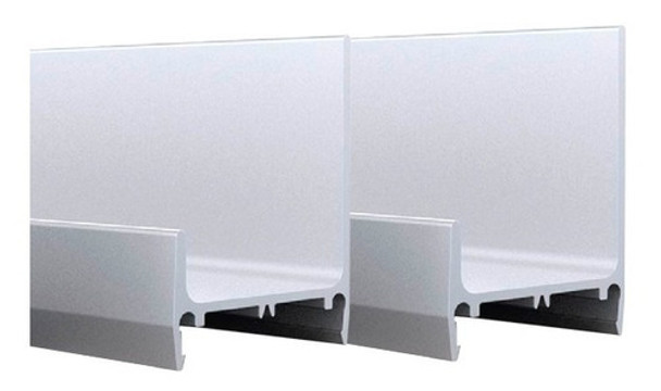 Perfil Euro Manija Mini J Anodizado 18 Mm Mueble Oficina Top 0