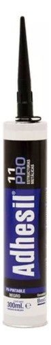 Sellador Poliuretano Adhesil Pro 11 Negro Cartucho 300m 0